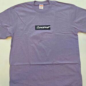 Supreme Futura Box Logo Tee Dusty Purple